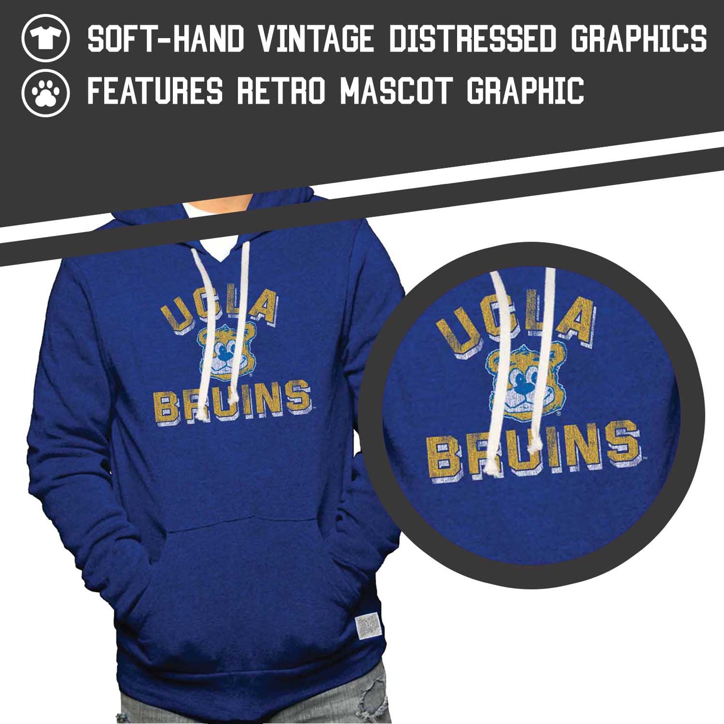 UCLA Bruins Adult University Hoodie - Royal