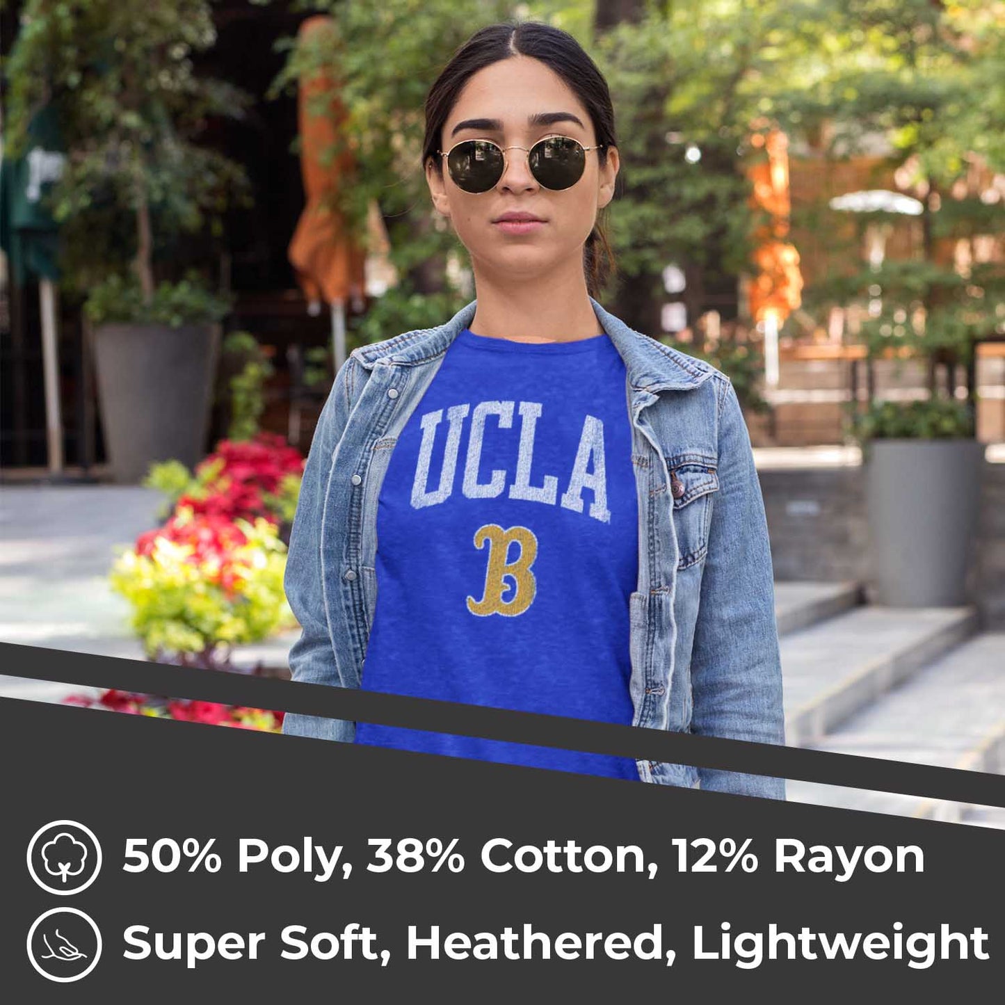 UCLA Bruins University Women's T-Shirt - Royal