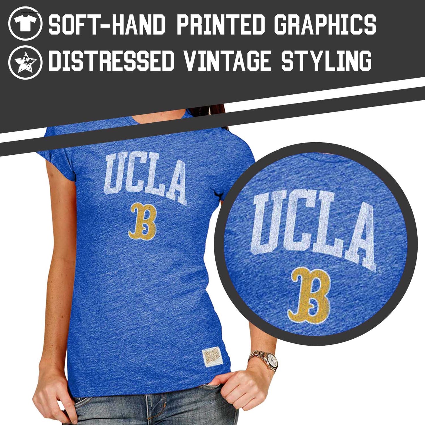 UCLA Bruins University Women's T-Shirt - Royal