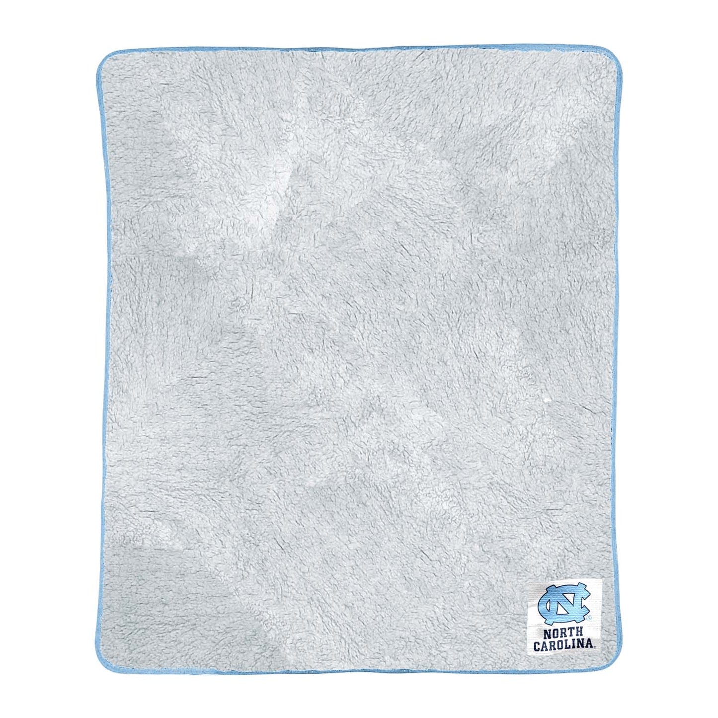 North Carolina Tar Heels NCAA Silk Sherpa College Throw Blanket - Carolina Blue