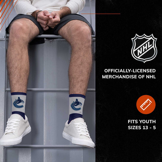 Vancouver Canucks NHL Youth Surge Socks - Navy