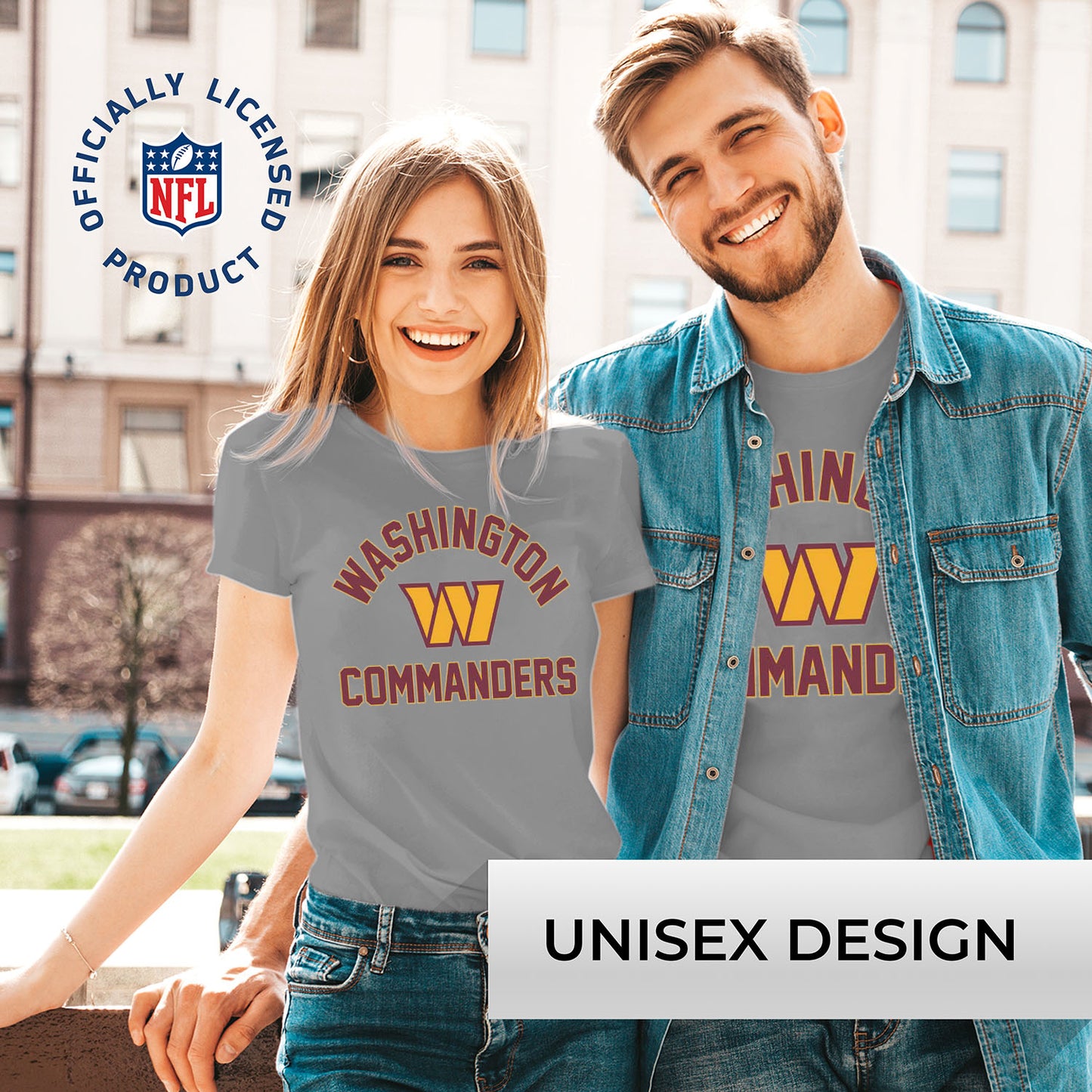 Washington Commanders NFL Adult Gameday T-Shirt - Gray