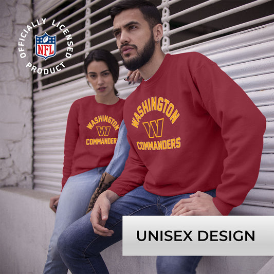 Washington Commanders NFL Adult Gameday Football Crewneck Sweatshirt - Maroon
