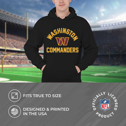Washington Commanders NFL Adult Gameday Hooded Sweatshirt - Black