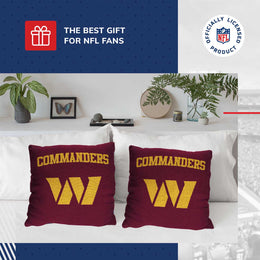 Washington Commanders NFL Decorative Football Throw Pillow - Maroon