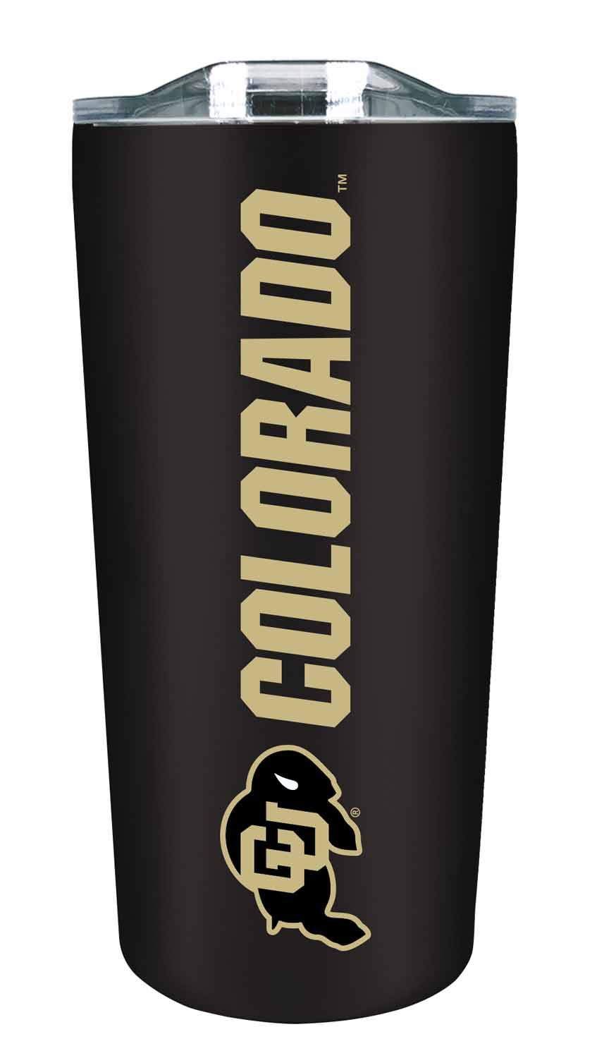 Colorado Buffaloes NCAA Stainless Steel Tumbler perfect for Gameday - Black