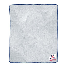 Arizona Wildcats NCAA Silk Sherpa College Throw Blanket - Navy