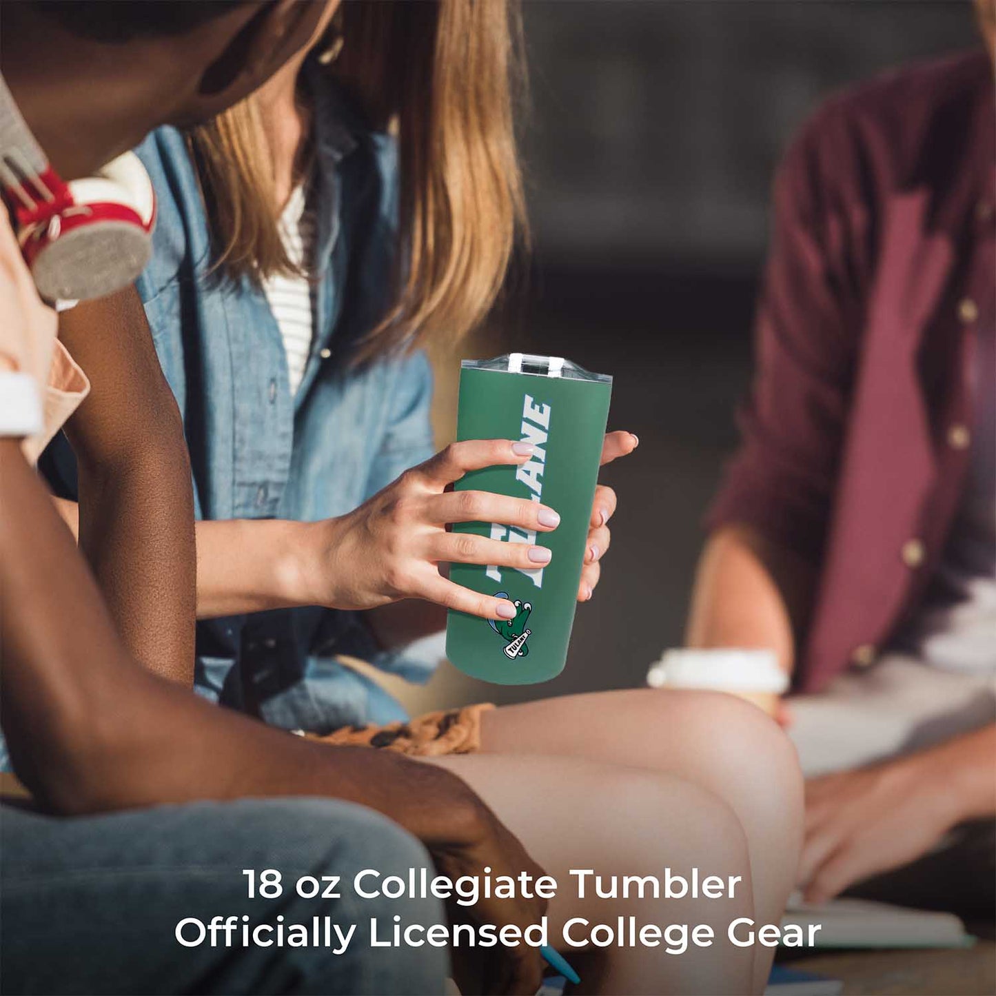Tulane Green Wave NCAA Stainless Steel Tumbler perfect for Gameday - Green