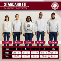 Fordham Rams Adult Arch & Logo Soft Style Gameday Hooded Sweatshirt - Maroon