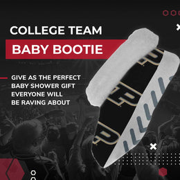 Purdue Boilermakers College Baby Booties Infant Boys Girls Cozy Slipper Socks - Black