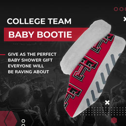 Texas Tech Red Raiders College Baby Booties Infant Boys Girls Cozy Slipper Socks - Red