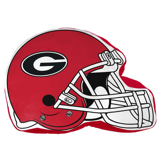 Georgia Bulldogs NCAA Helmet Super Soft Football Pillow - Red