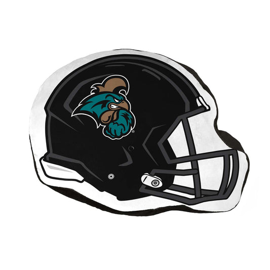 Coastal Carolina Chanticleers NCAA Helmet Super Soft Football Pillow - Black