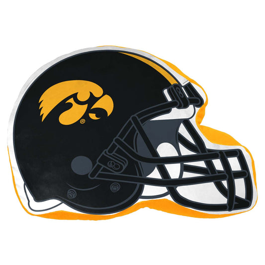 Iowa Hawkeyes NCAA Helmet Super Soft Football Pillow - Black