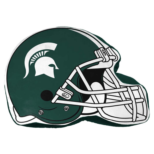 Michigan State Spartans NCAA Helmet Super Soft Football Pillow - Green