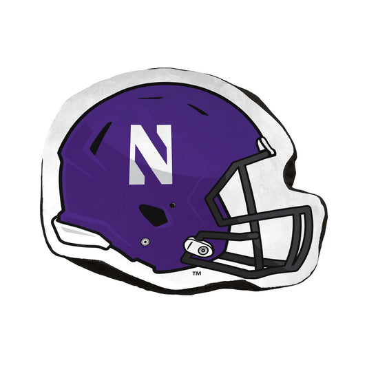 Northwestern Wildcats NCAA Helmet Super Soft Football Pillow - Purple