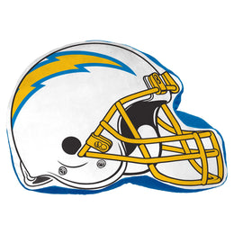 Los Angeles Chargers NFL Helmet Football Super Soft Plush Pillow - Light Blue