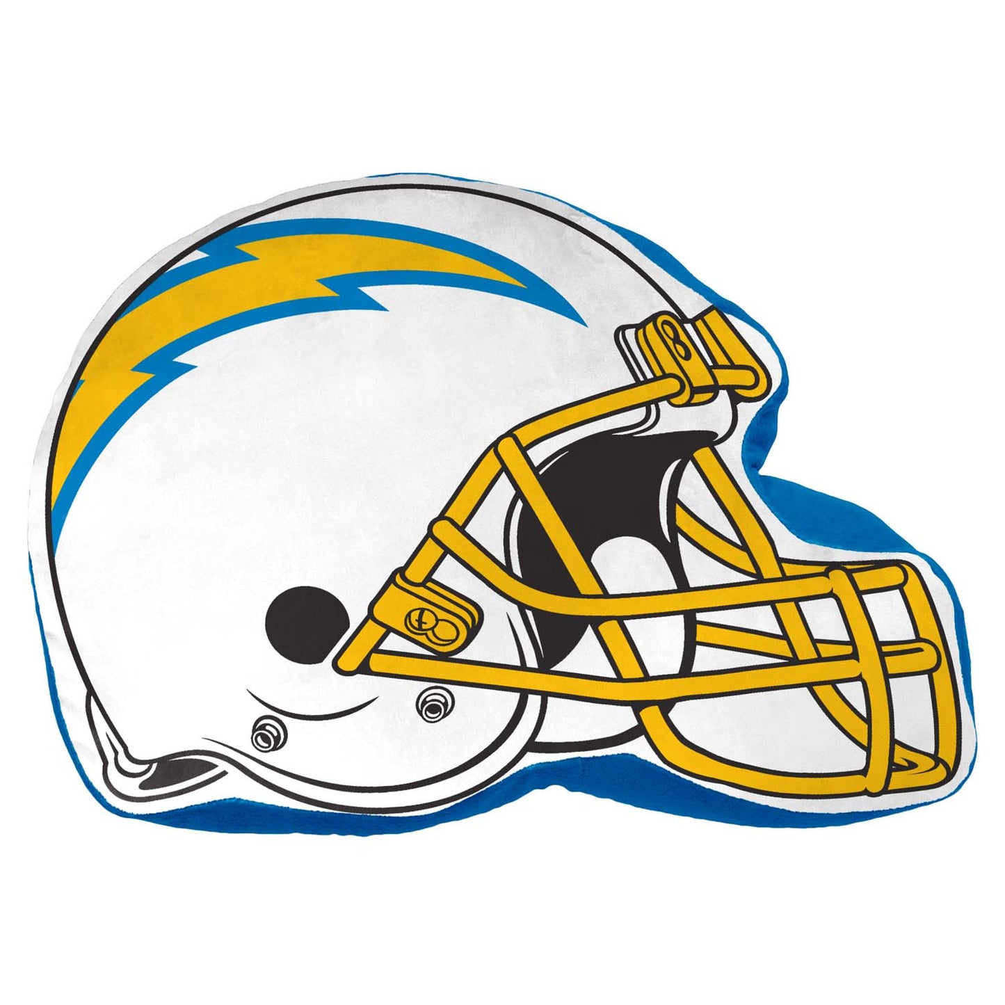 Los Angeles Chargers NFL Helmet Football Super Soft Plush Pillow - Light Blue