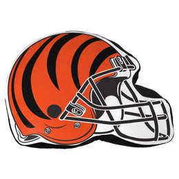 Cincinnati Bengals NFL Helmet Football Super Soft Plush Pillow - Orange