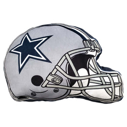 Dallas Cowboys NFL Helmet Football Super Soft Plush Pillow - Blue