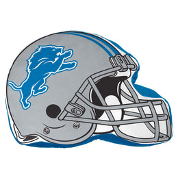 Detroit Lions NFL Helmet Football Super Soft Plush Pillow - Blue