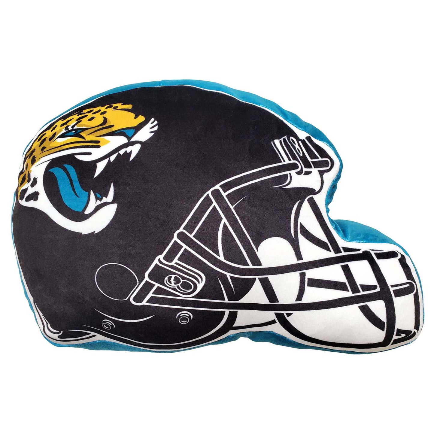 Jacksonville Jaguars NFL Helmet Football Super Soft Plush Pillow - Teal