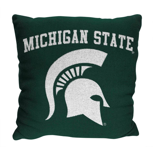 Michigan State Spartans NCAA Decorative Pillow - Green