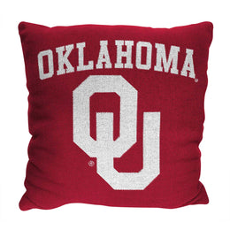 Oklahoma Sooners NCAA Decorative Pillow - Cardinal
