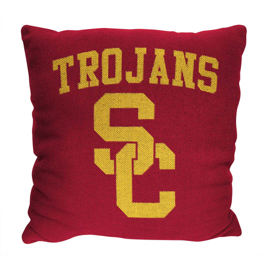 USC Trojans NCAA Decorative Pillow - Cardinal