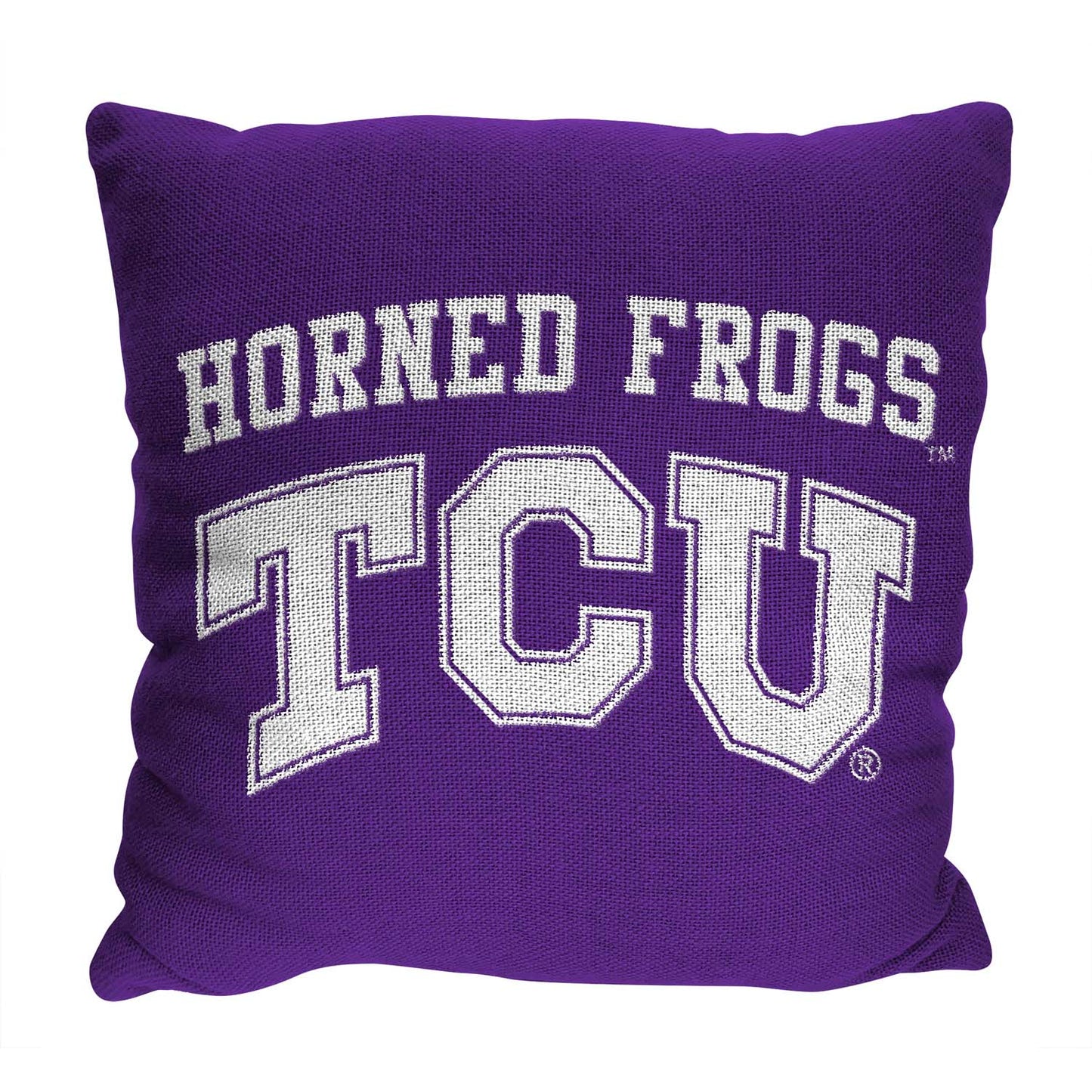 TCU Horned Frogs NCAA Decorative Pillow - Purple