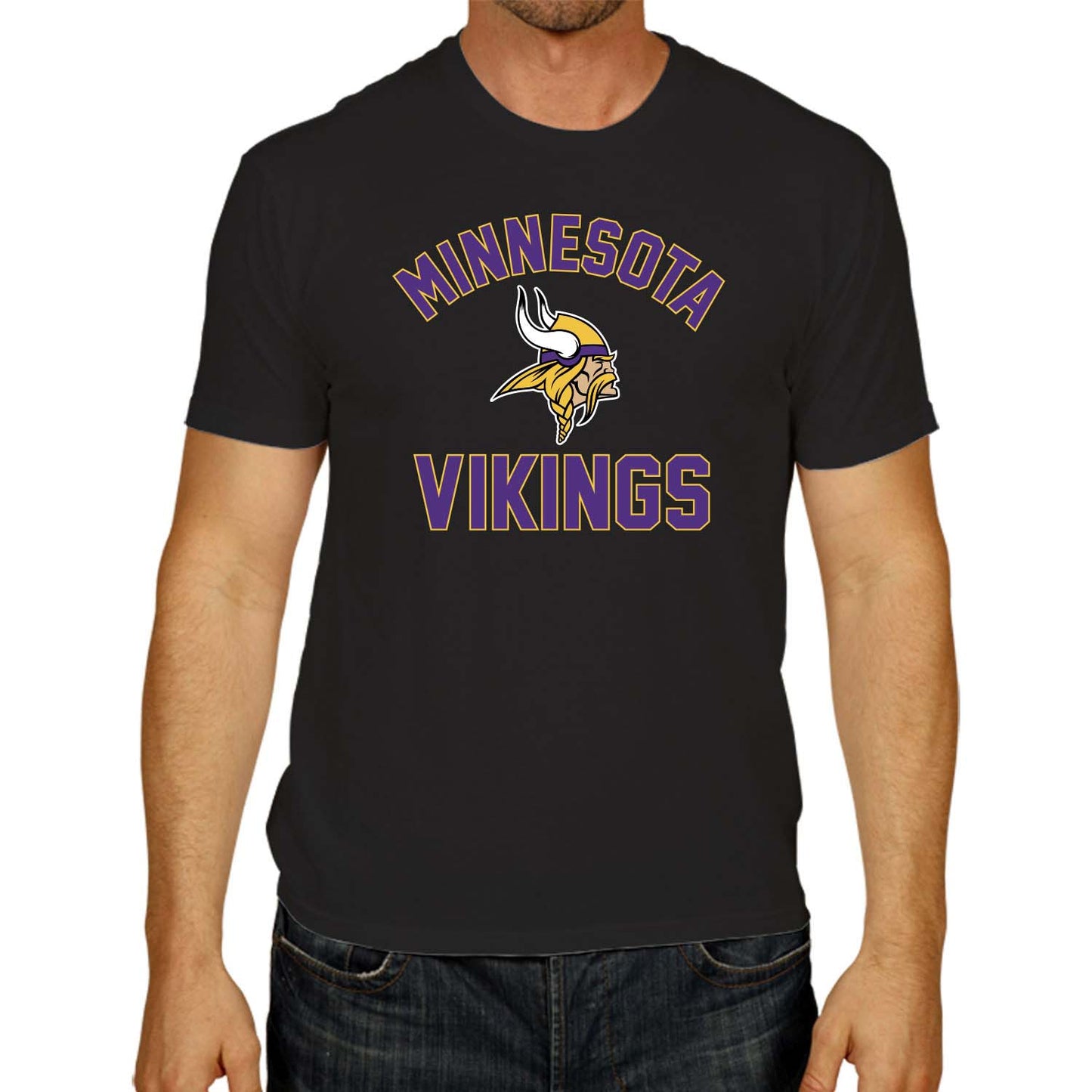 Minnesota Vikings NFL Adult Gameday T-Shirt - Black