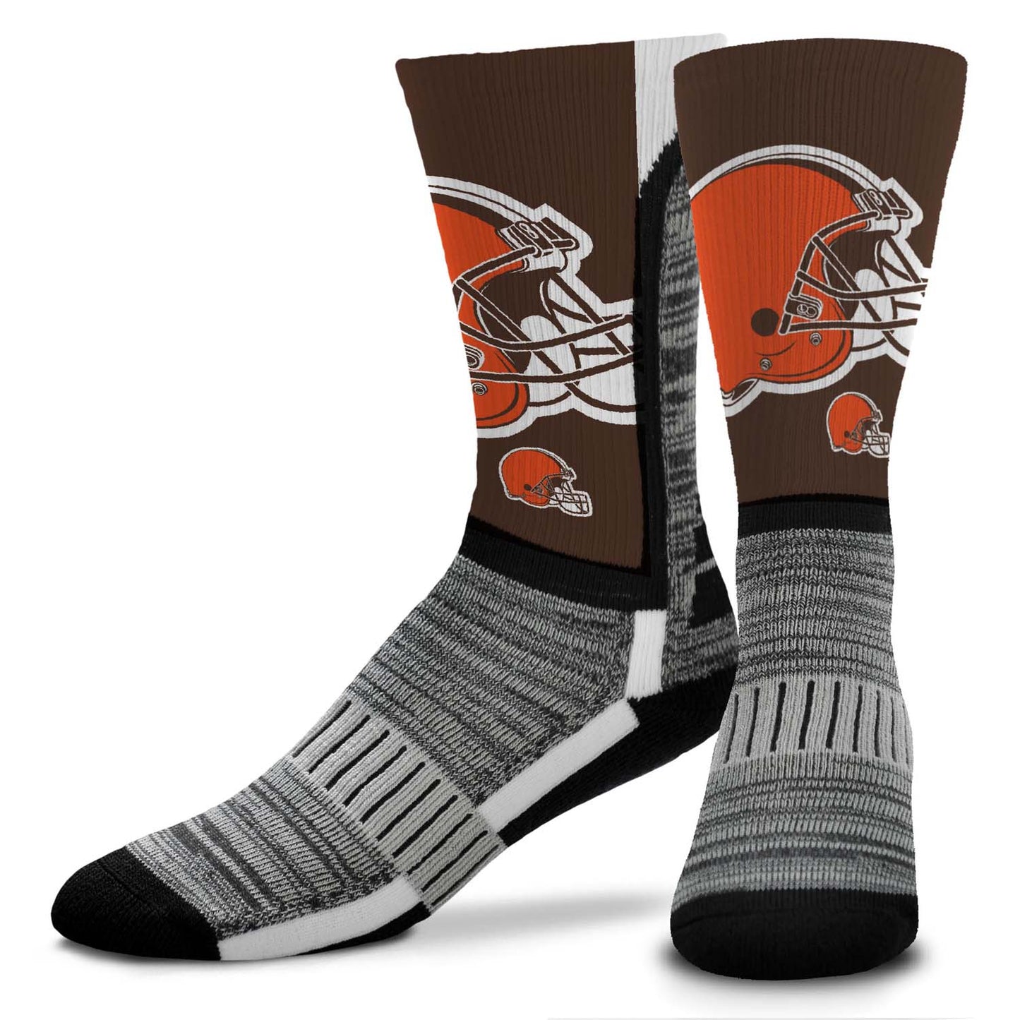 Cleveland Browns NFL Adult Curve Socks - Brown