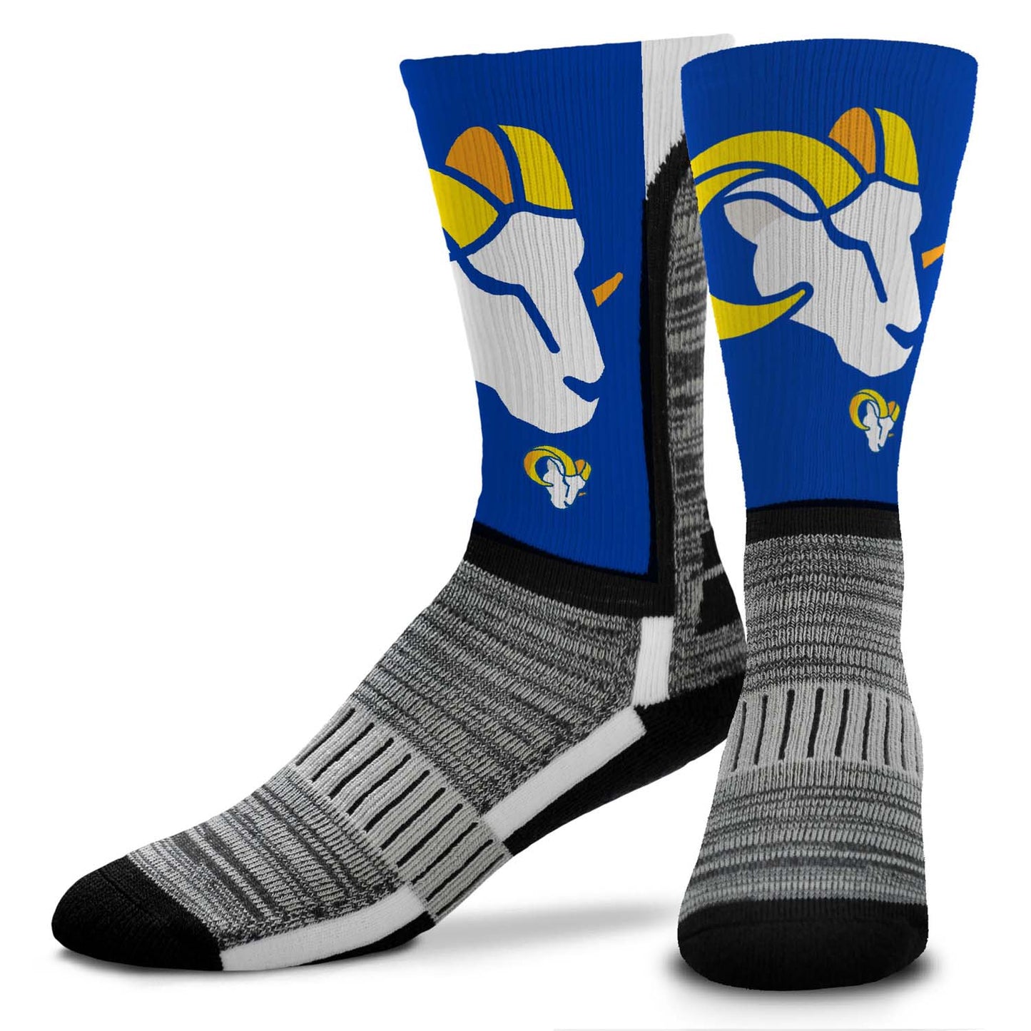 Los Angeles Rams NFL Adult Curve Socks - Blue