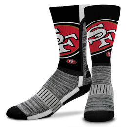 San Francisco 49ers NFL Adult Curve Socks - Black