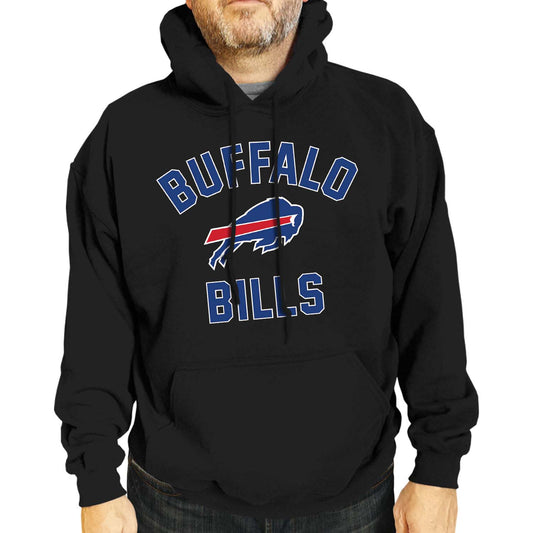 Buffalo Bills NFL Adult Gameday Hooded Sweatshirt - Black