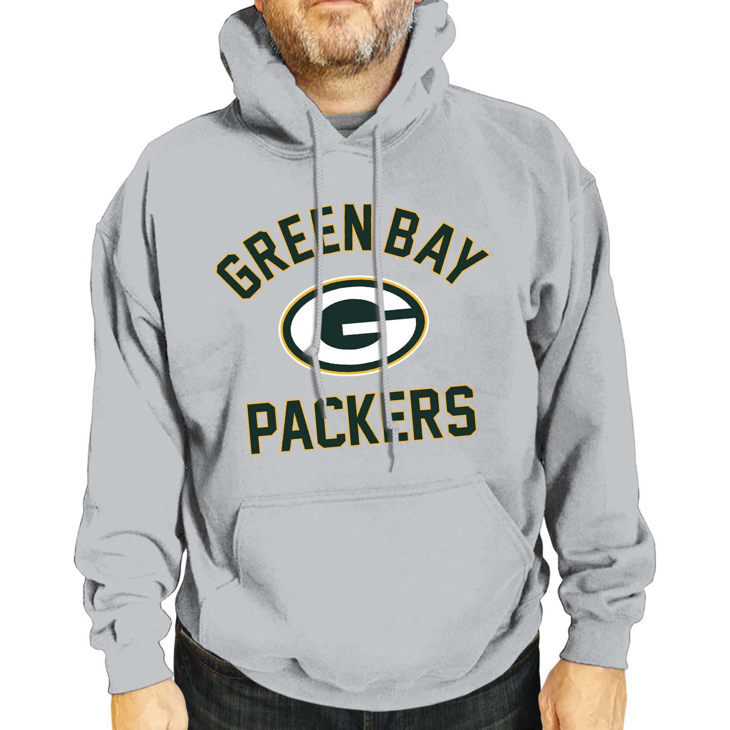 Green Bay Packers NFL Adult Gameday Hooded Sweatshirt - Gray