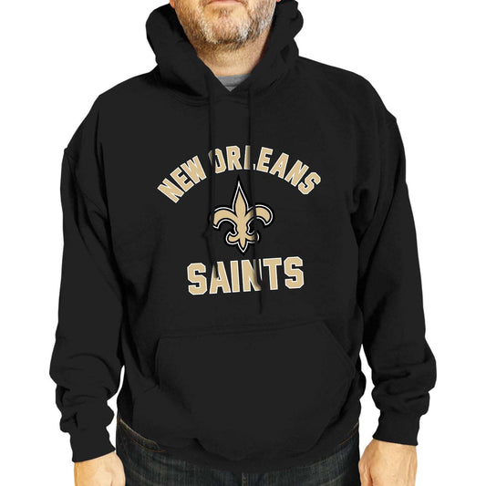 New Orleans Saints NFL Adult Gameday Hooded Sweatshirt - Black