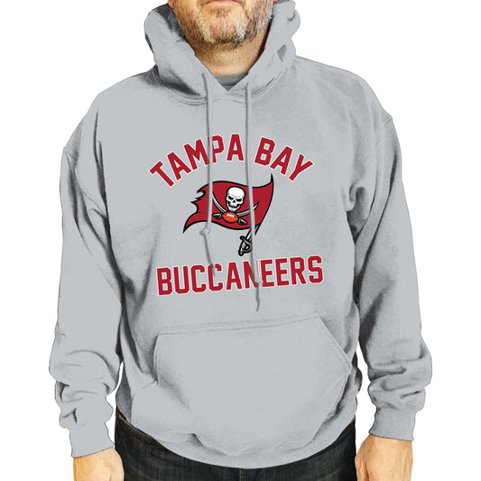 Tampa Bay Buccaneers NFL Adult Gameday Hooded Sweatshirt - Gray