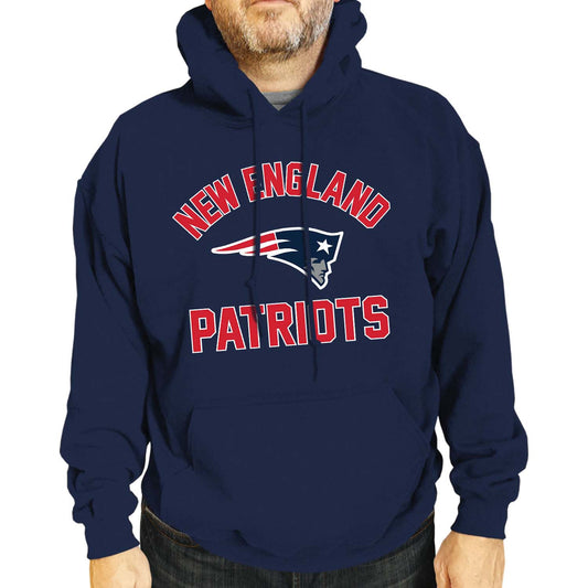 New England Patriots NFL Adult Gameday Hooded Sweatshirt - Navy