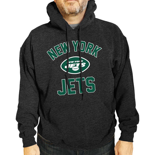 New York Jets NFL Adult Gameday Hooded Sweatshirt - Charcoal