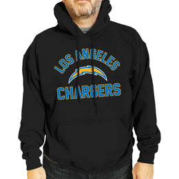 Los Angeles Chargers NFL Adult Gameday Hooded Sweatshirt - Black