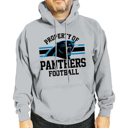 Carolina Panthers NFL Adult Property Of Hooded Sweatshirt - Sport Gray