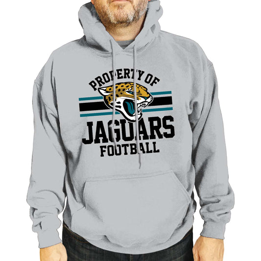 Jacksonville Jaguars NFL Adult Property Of Hooded Sweatshirt - Sport Gray