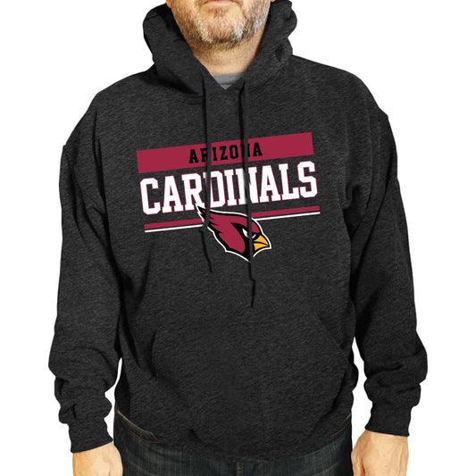 Arizona Cardinals NFL Adult Gameday Charcoal Hooded Sweatshirt - Charcoal