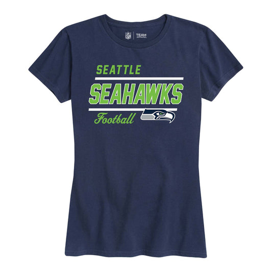 Seattle Seahawks NFL Gameday Women's Relaxed Fit T-shirt - Navy