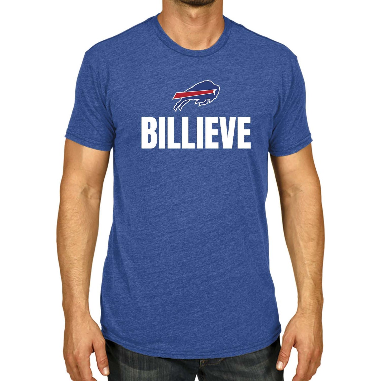 Buffalo Bills NFL Adult Team Slogan Unisex T-Shirt - Royal