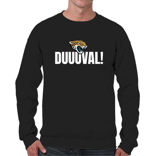 Jacksonville Jaguars NFL Adult Slogan Crewneck Sweatshirt - Black