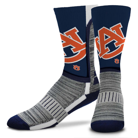 Auburn Tigers NCAA Adult State and University Crew Socks - Navy
