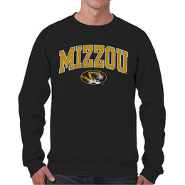 Missouri Tigers NCAA Adult Tackle Twill Crewneck Sweatshirt - Black