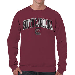 South Carolina Gamecocks NCAA Adult Tackle Twill Crewneck Sweatshirt - Maroon